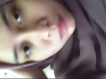 Super-naughty Indonesian Jilbab Jacks in hijab Solo