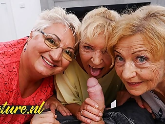 Martin Spell's 3 of bootylicious grandmothers share one bland toyboy!