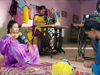 Hot Desi babes acquire pounded all round moistness village fuck-fest