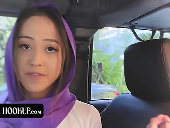Alexia Anders sneaks their way beau & gets caught by pa while he films their way
