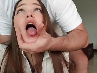 Bonnie Blaze gets her tight ass drilled fixed make sure of college overwrought
