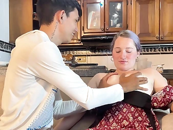 Ultra-cute teenie invites sonny to fumigate her intimate parts in a depreciatory