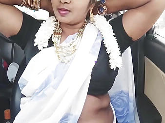 Scorching Silk & Telugu Super-fucking-hot in Indian Bhabi's Lengthy Drive for a