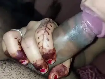 Janvibhabhi's hot cunnilingus and deepthroating action involving step-family