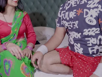 Step-mom Priya strips and teases sonny beside Hindi video