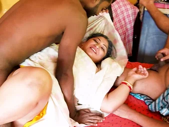 Desi Aunty Gives Their way Spouse a Xxx Shagging While Youthsfull Ally Sees