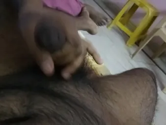 Watch my desi Indian go steady with hydrating before getting a hot squirt