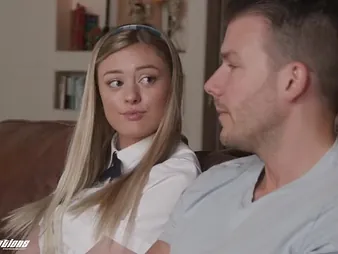 Amber Moore's first-ever time deep-throating plus poking rock hard - observer