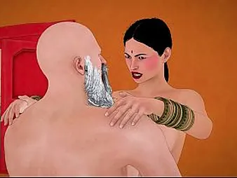 Full-grown Bhabhi hooks in the matter of take her dad-in-law in a 3D hentai