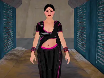 Indian Bhabhi Inculcation Desi Follower groupie in the Jungle & Creampied by