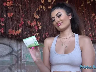 Marina Maya gets her taut Indian twat humped by a Brit man in public agent